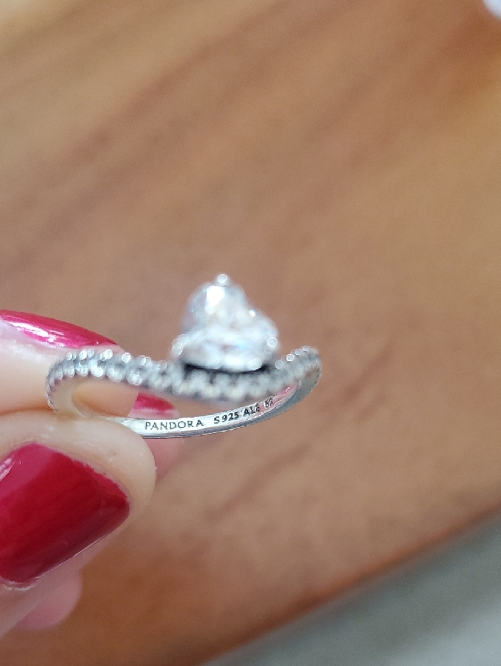 Pandora Heart Ring Size 6 - Picture 3 of 5